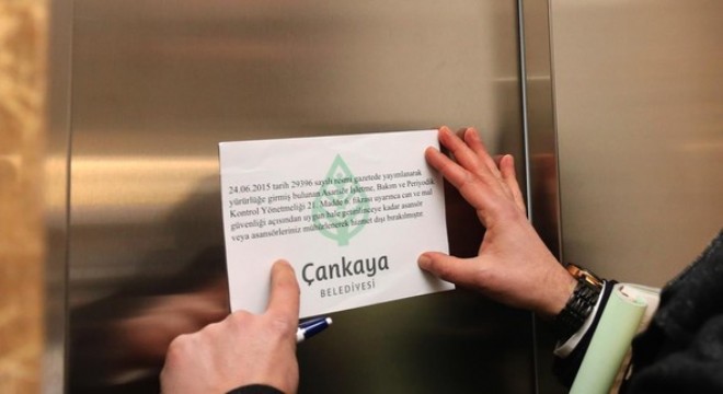 2 bin asansöre mühür vuruldu