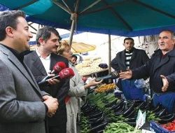 Babacan'dan esnaf ziyareti