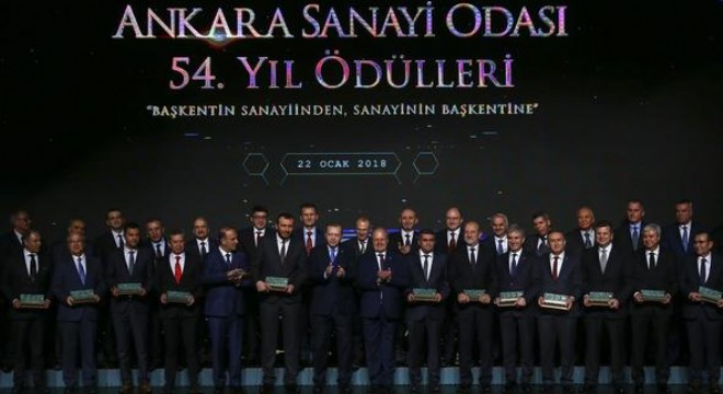 54'üncü yılda 54 firmaya ödül