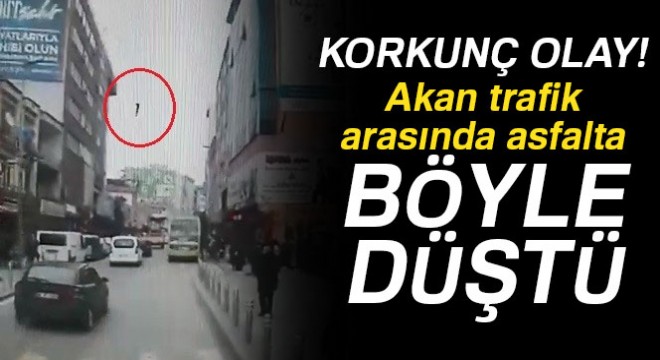 6 katlı binadan ölüme böyle atladı