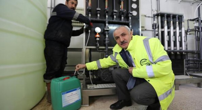 ASKİ'den yerli dezenfektan