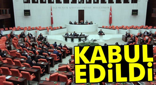 Anayasa değişiklik teklifinin 8. maddesi 339 oyla kabul edildi