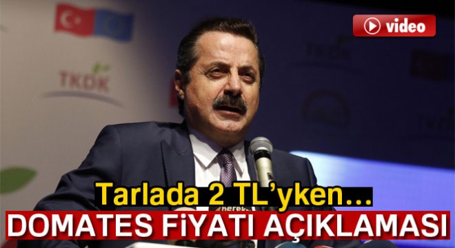 Bakan Çelik'ten yüksek domates fiyatı açıklaması