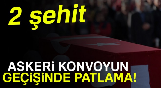 Batman'da askeri konvoyun geçişinde EYP patladı: 2 şehit