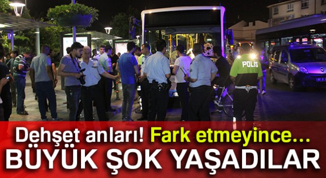 Belediye otobüsü yolcuların arasına daldı: 5 yaralı