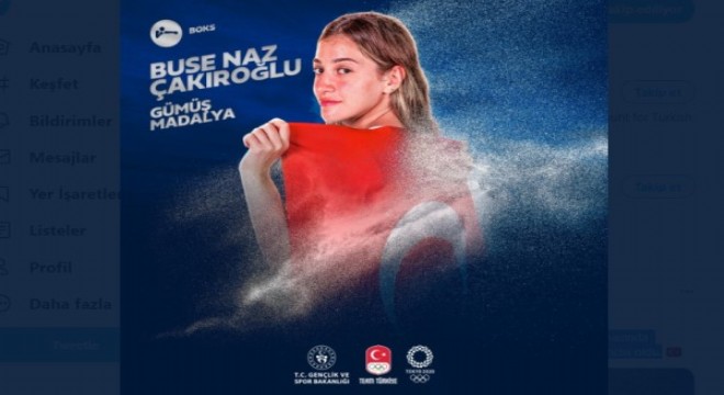 Buse Naz'dan gümüş madalya