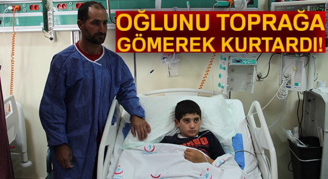 Çoban baba üzerine yıldırım düşen oğlunu toprağa gömerek kurtardı