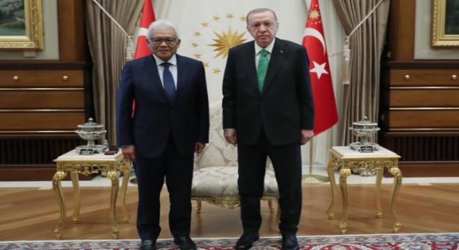 Cumhurbaşkanı Erdoğan, Malezya İçişleri Bakanı Zainudin'i kabul etti