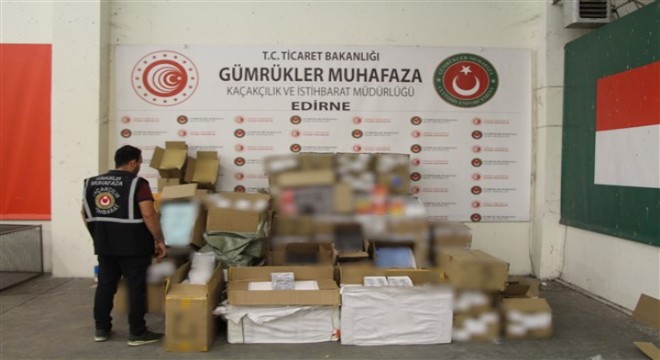 Edirne'de gümrük operasyonu