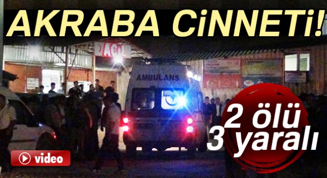 Erciş'te cinayet: 2 ölü, 3 yaralı