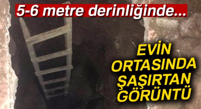 Evin ortasında şaşırtan görüntü!