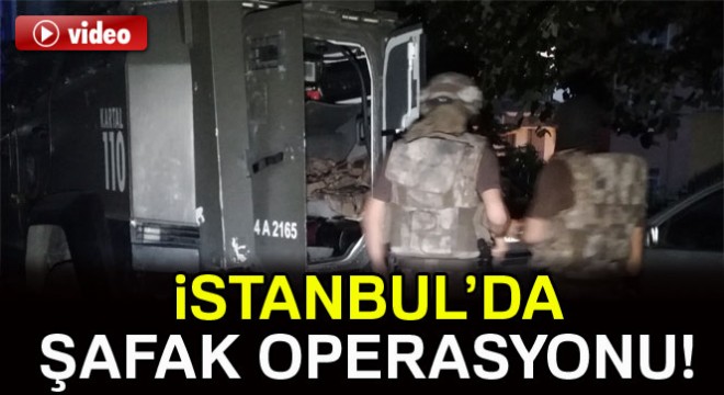 Eyüp'te şafak vakti uyuşturucu operasyonu