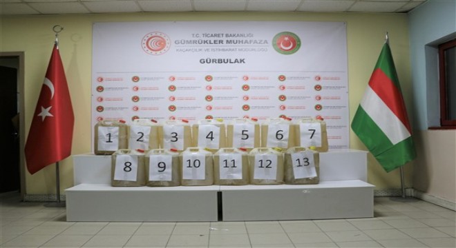 Gürbulak'ta uyuşturucu operasyonu