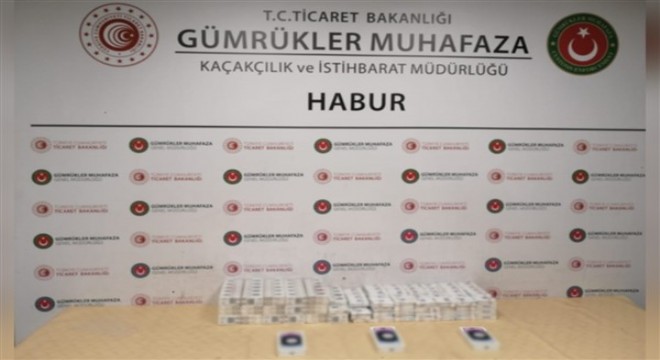 Habur Sınır Kapısı'nda kaçak sigara ve cep telefonu yakalandı