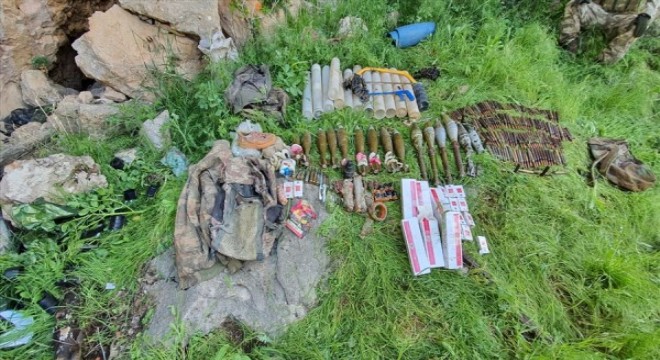 Hakkari'de mühimmat ele geçirildi