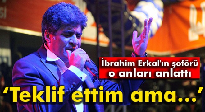 İbrahim Erkal'ı eve getiren valenin ifadesi alındı