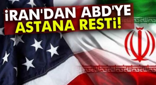 İran: ABD'nin Astana sürecinde hiçbir rolü yok