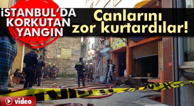 İstanbul, Beyoğlu'nda yangın paniği