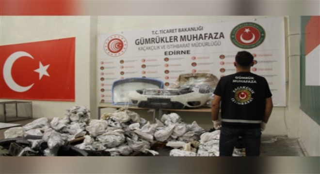 Kapıkule Gümrük Kapısı'nda binlerce oto parçası yakalandı