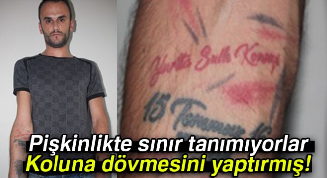 Kayseri'de koluna 'Yurtta Sulh Konseyi' dövmesi yaptıran bir kişi yakalandı