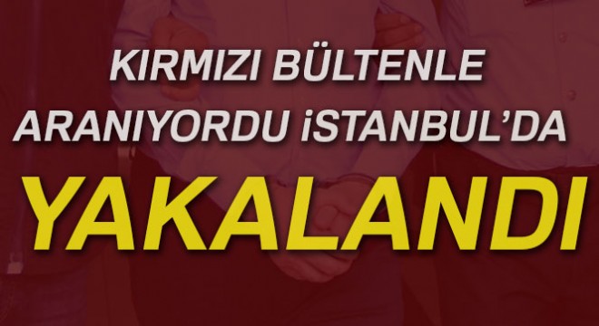Kırmızı bültenle aranan Azeri mafya elebaşı İstanbul'da yakalandı