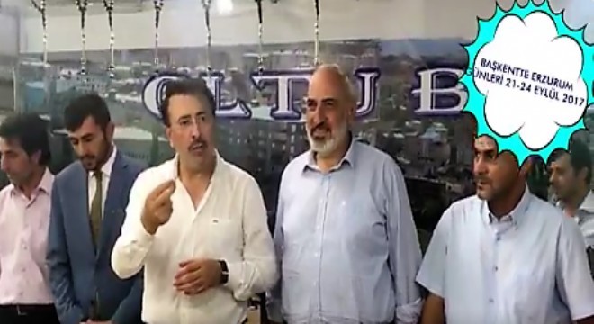 Milletvekili Aydemir Erzurum markalarını tanıttı