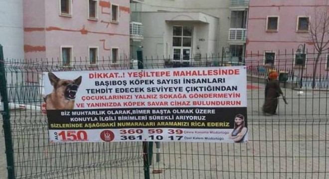 Muhtardan ‘skandal' afiş!