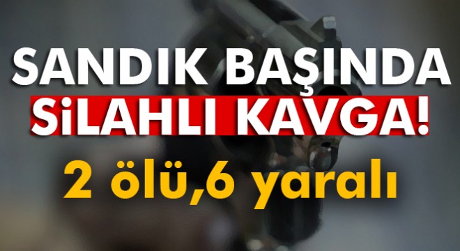 Oy kullanımında kan aktı