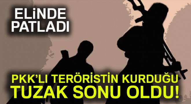 PKK'lı teröristin kurduğu tuzak sonu oldu! Patlayıcı döşediği sırada...