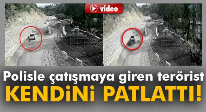 Polis noktasına saldıran terörist böyle öldürüldü