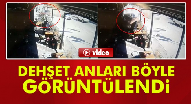 Samsun'daki feci kaza kamerada