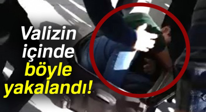 Sarp Sınır Kapısı'nda valizden çocuk çıktı