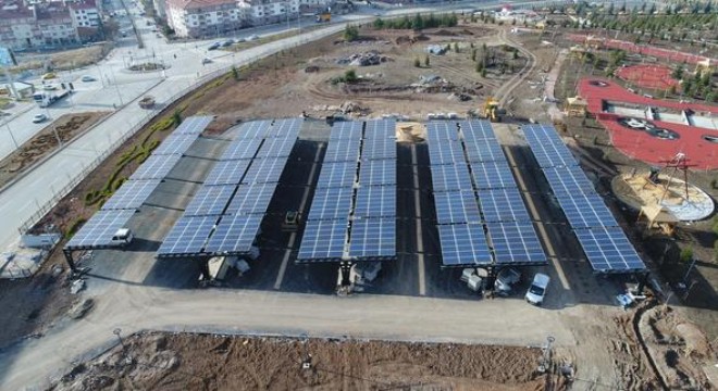 Şehir Parkı'nın enerjisi güneşten