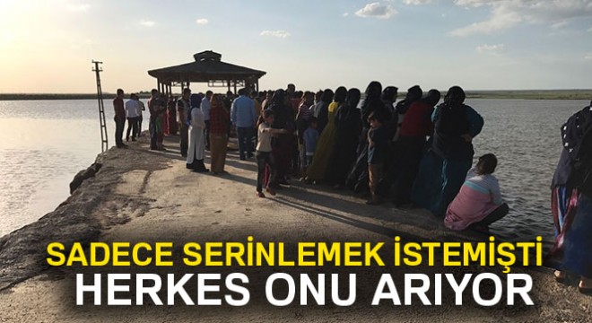 Serinlemek isterken gölette kayboldu