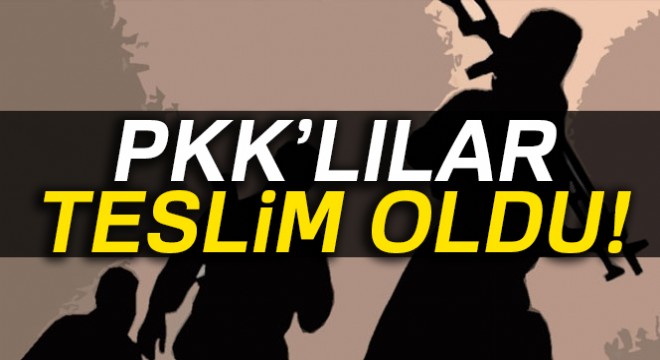 Şırnak'ta 6 PKK'lı teslim oldu