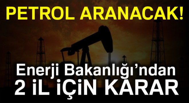 Trakya'da petrol arama izni verildi