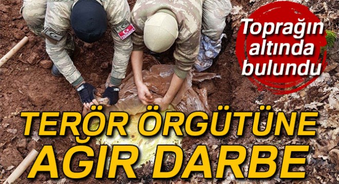 Tunceli'de 4 sığınak imha edildi, 470 kilo amonyum nitrat ele geçirildi