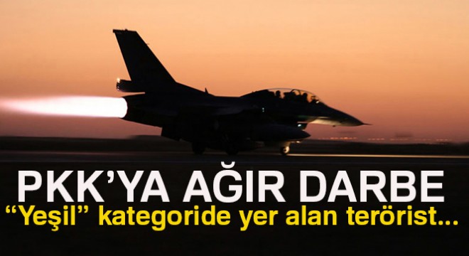 Yeşil' kategoride yer alan terörist etkisiz hale getirildi