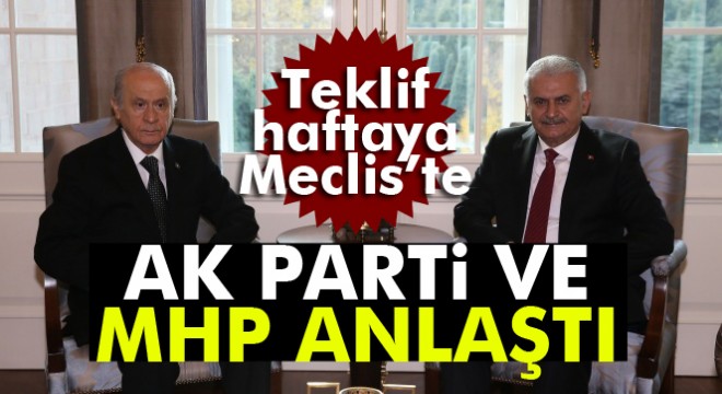 Yıldırım ve Bahçeli'den kritik açıklama