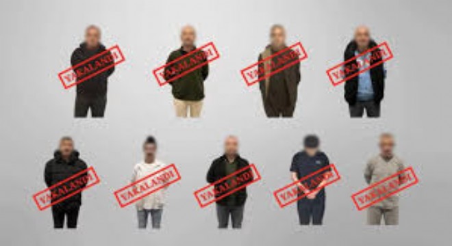 Yurt Dışında Aranan 9 Suçlu Yakalanarak Türkiye'ye Getirildi