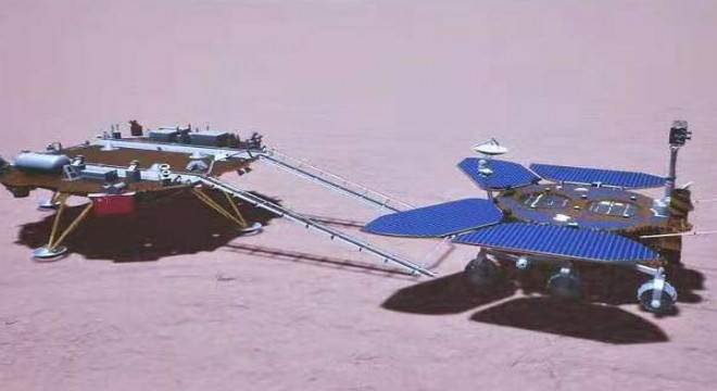 Zhurong, Mars'ın yüzeyinde keşif çalışmalarına başladı