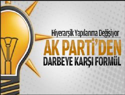 AK Parti'de parçalı komuta formülü
