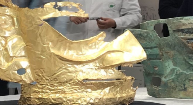 Çin'de 3 bin yıllık kalıntılardan yüzlerce eski eser çıktı